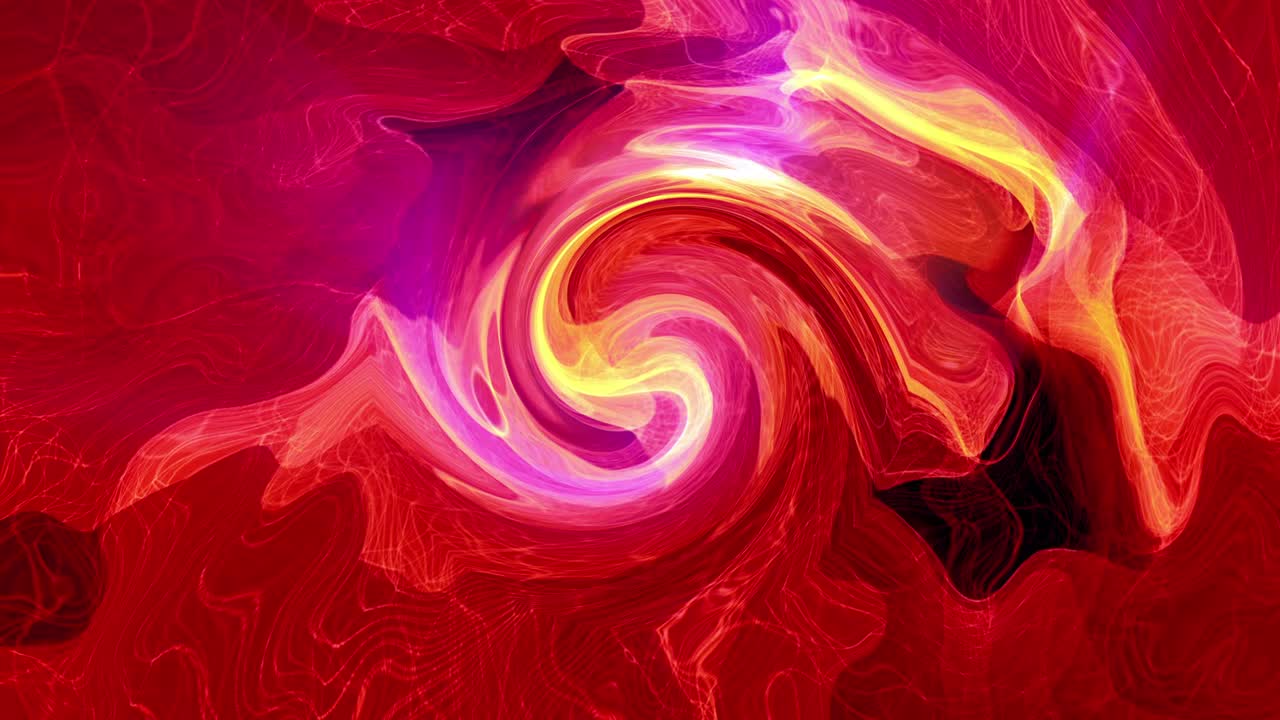 4k 3d renderización de fondo abstracto colorido amarillo rosa rojo líquido movimiento turbulento desplazamiento efectos bucle sin costuras. bucle creativo abstracto acuarela arte de animación de fondo.