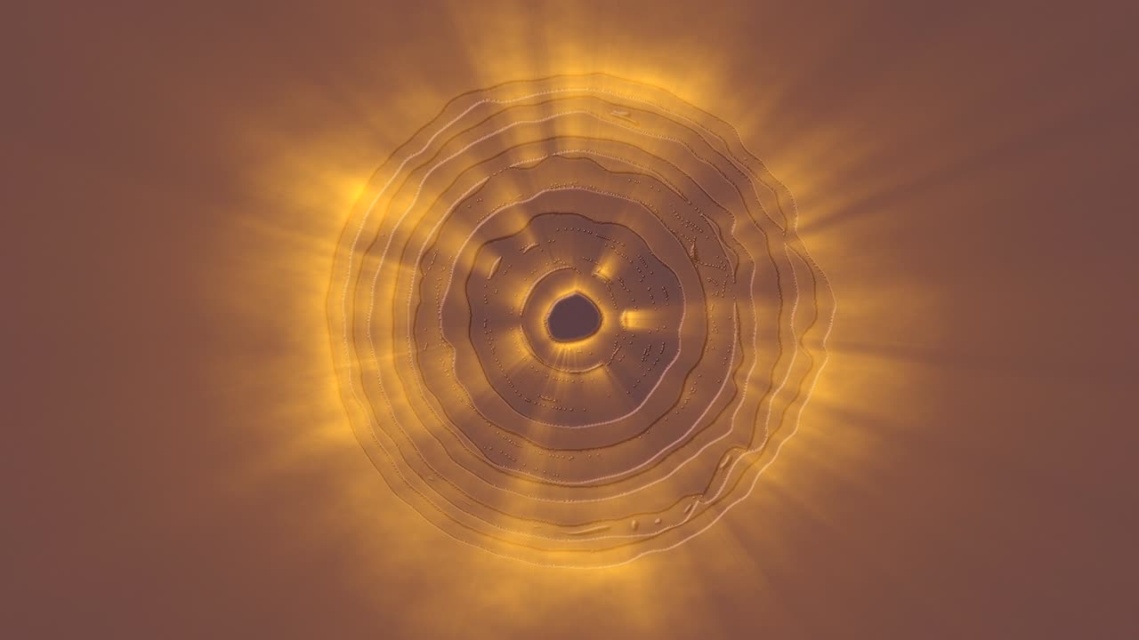 색의 빛 으로 추상적인 원