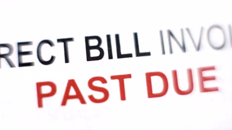 bill past due notice