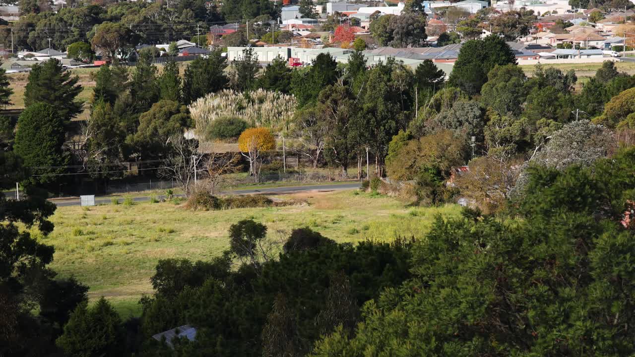 vista panorámica del paisaje natural y urbano de ballarat