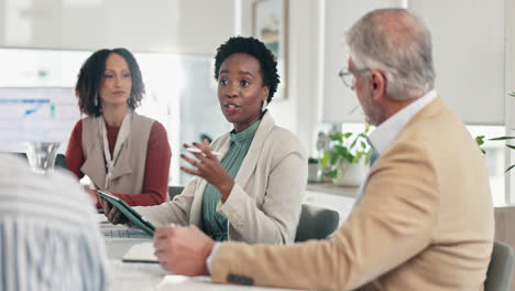 business meeting in modern office