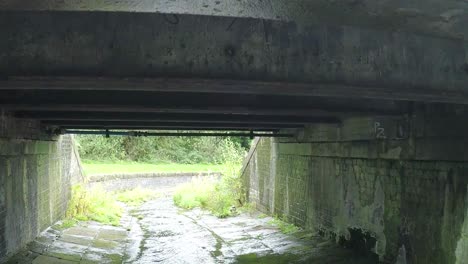 dam waterway with flowing water