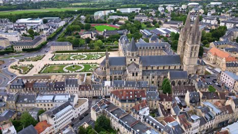 abbaye aux hommes or abbey men, caen in normandy, france