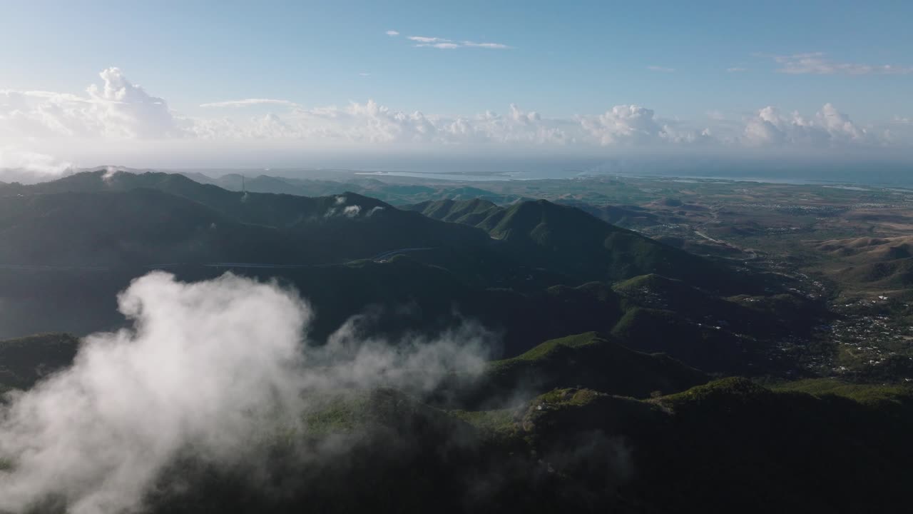 tetas de cayey 푸에르토리코 high above the clouds 5k mavic 3 cine drone 영상 6