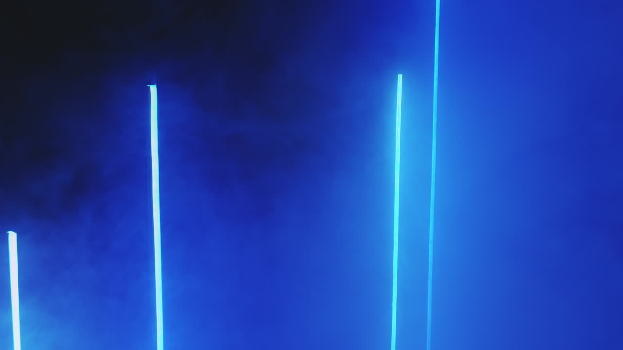 네온 빛 연기 클래식 파란색 추상적인 배경