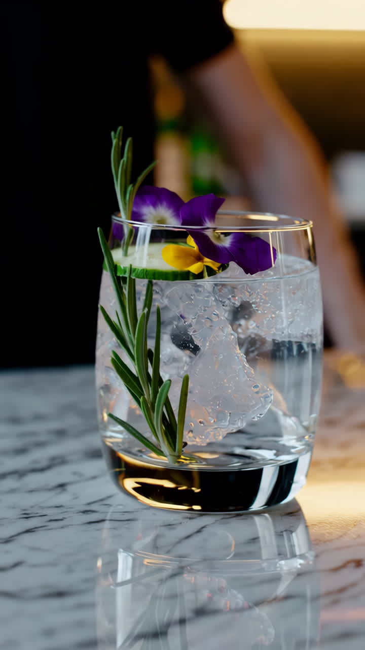 Cocktail Gin Tonic con Guarnizione