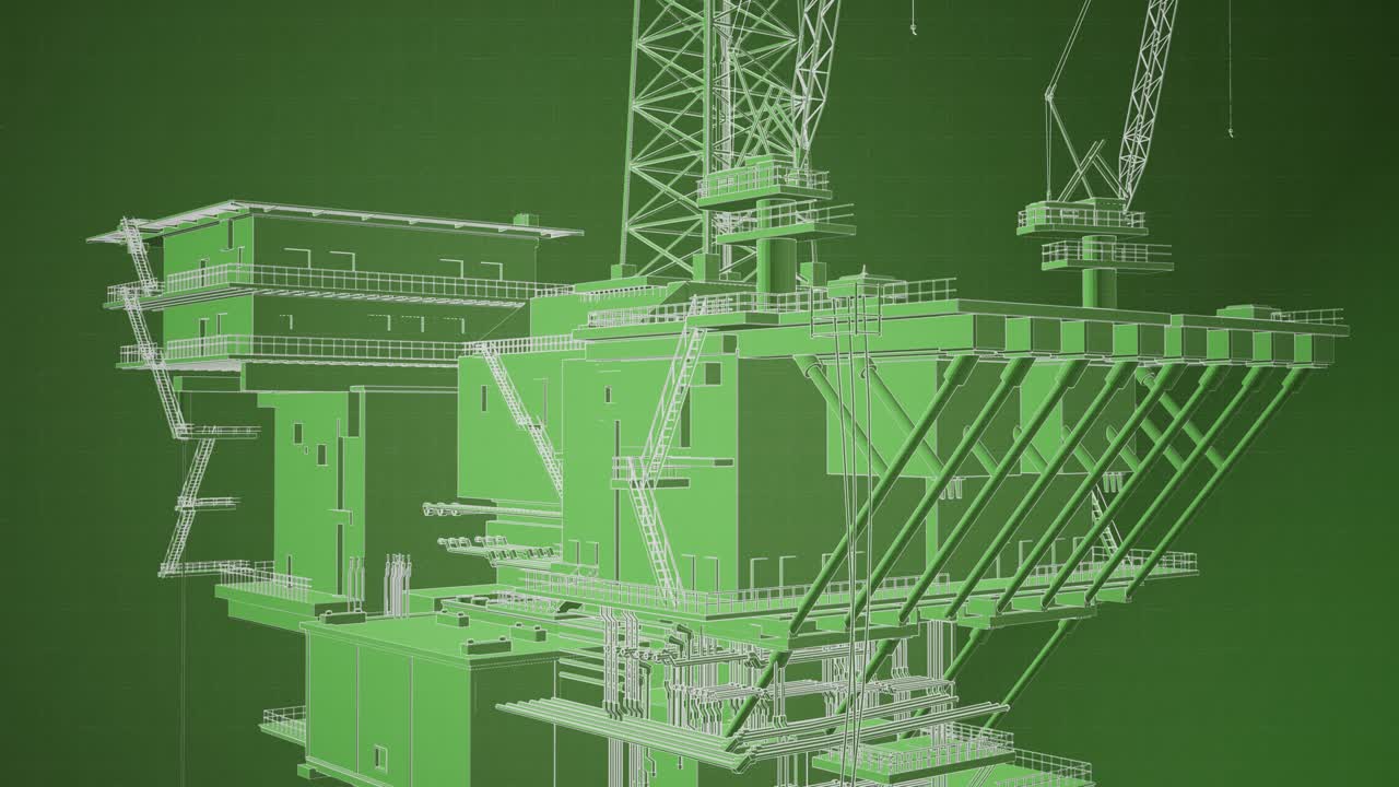 plataforma de petróleo y gas