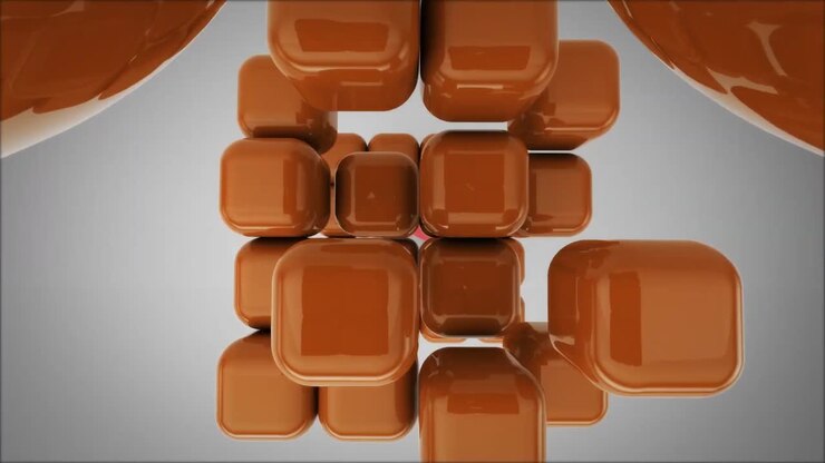 Abstract 3D Cube Renderings