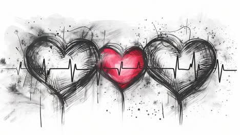 hearts and heartbeat