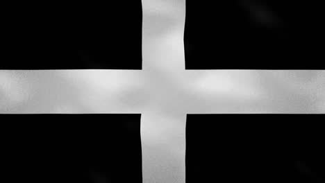 kernow - cornwall dense flag fabric wavers, background loop