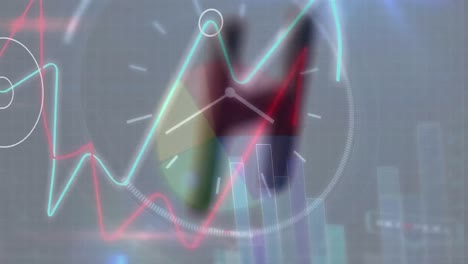 animación del procesamiento de datos sobre la letra h