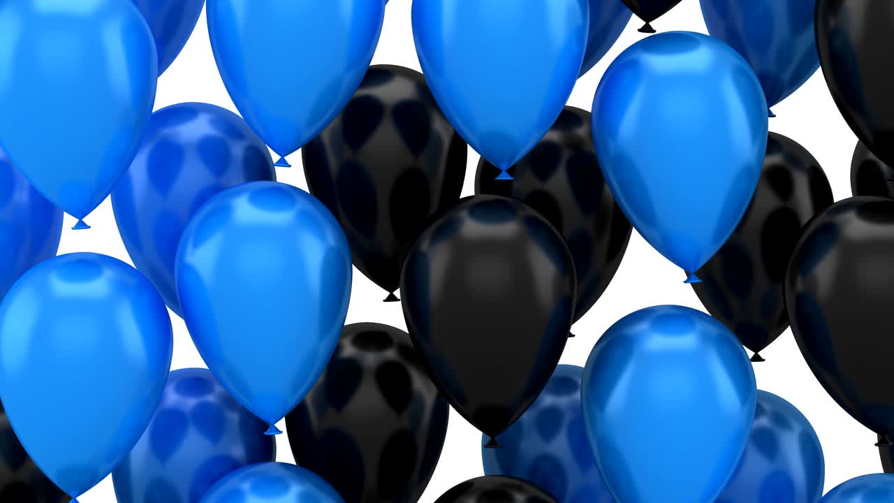 los globos que vuelan hacia arriba