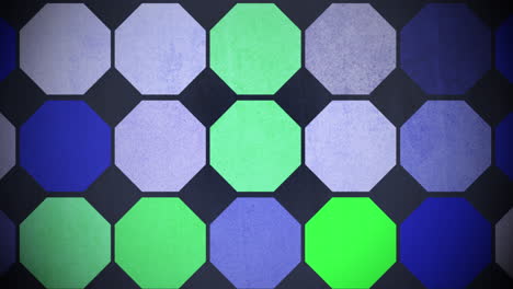 movimiento colorido patrón hexagonal 2