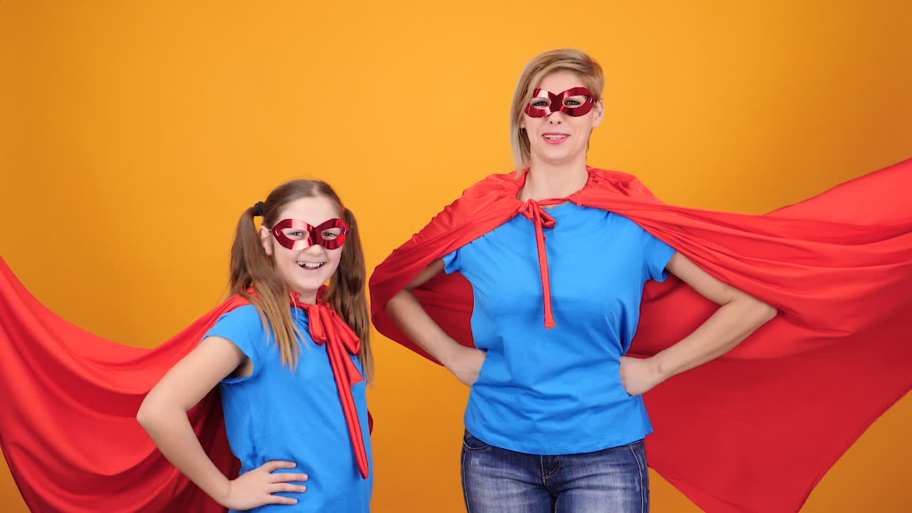 Mother and Daughter Superhero Duo