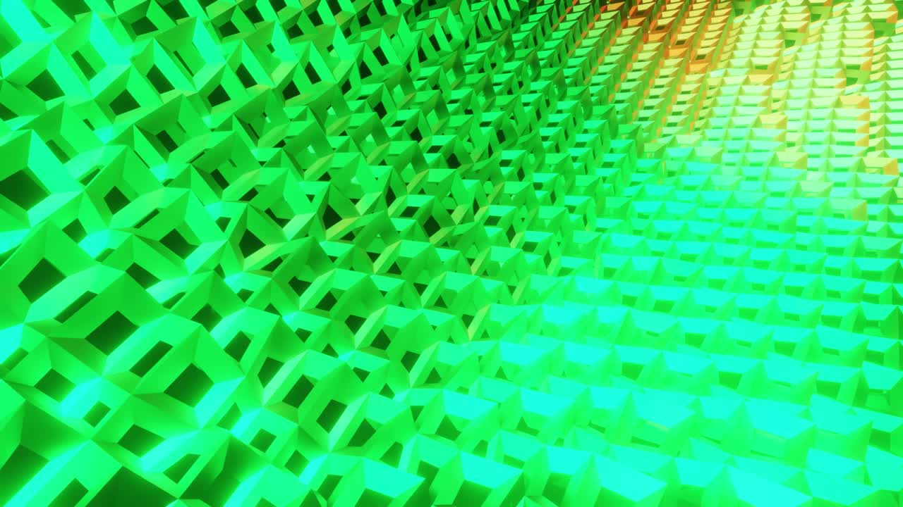 túnel de la cárcel verde al bucle de fondo de la galaxia vj