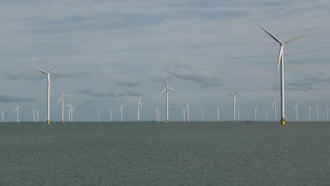 wind farm at ijsselmeer also known as lake ijssel, netherlands