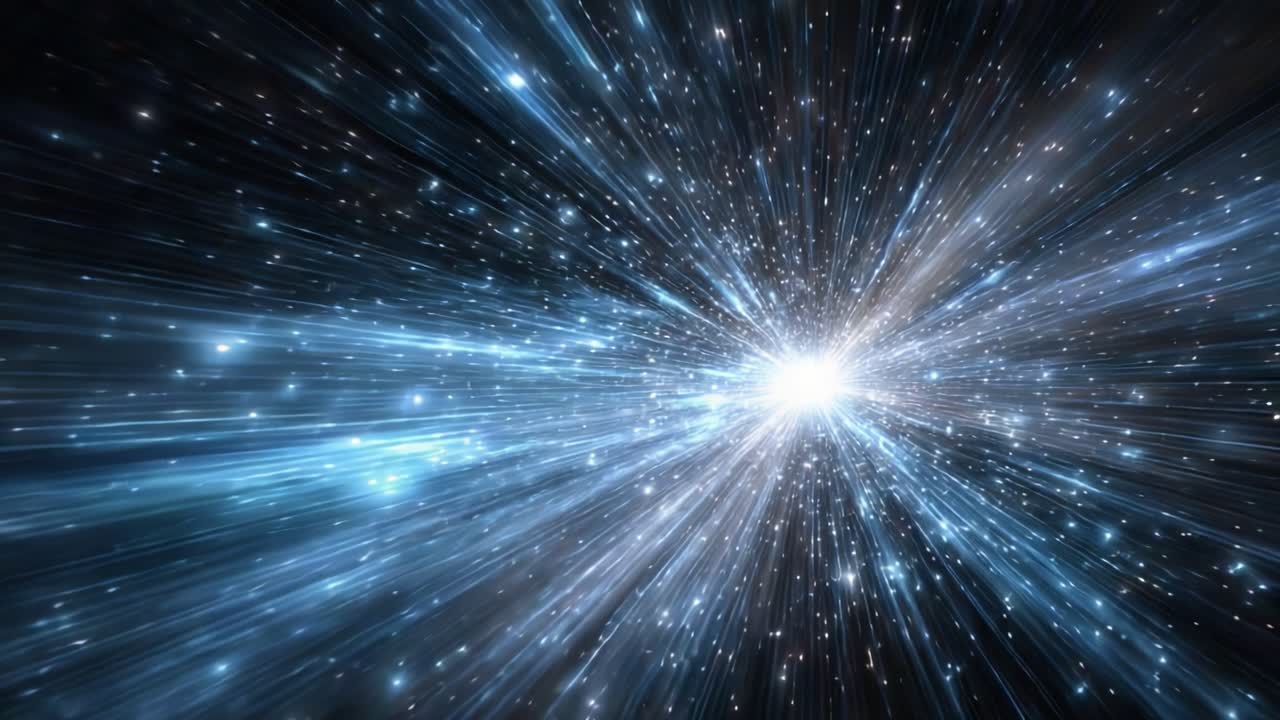 A Stellar Explosion: Capturing the Mystical Beauty of a Burst of Light and Energy in the Cosmos, Showcasing the Dazzling Stars and Energetic Movement of Celestial Bodies