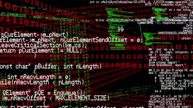 Animation of data processing with binary coding