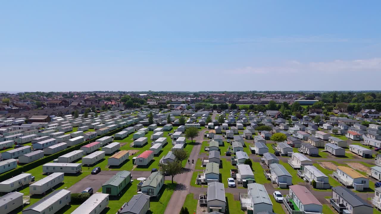 영국 링컨셔 해안에 있는 해변 도시 스케그네스 (skegness) 의 풍경