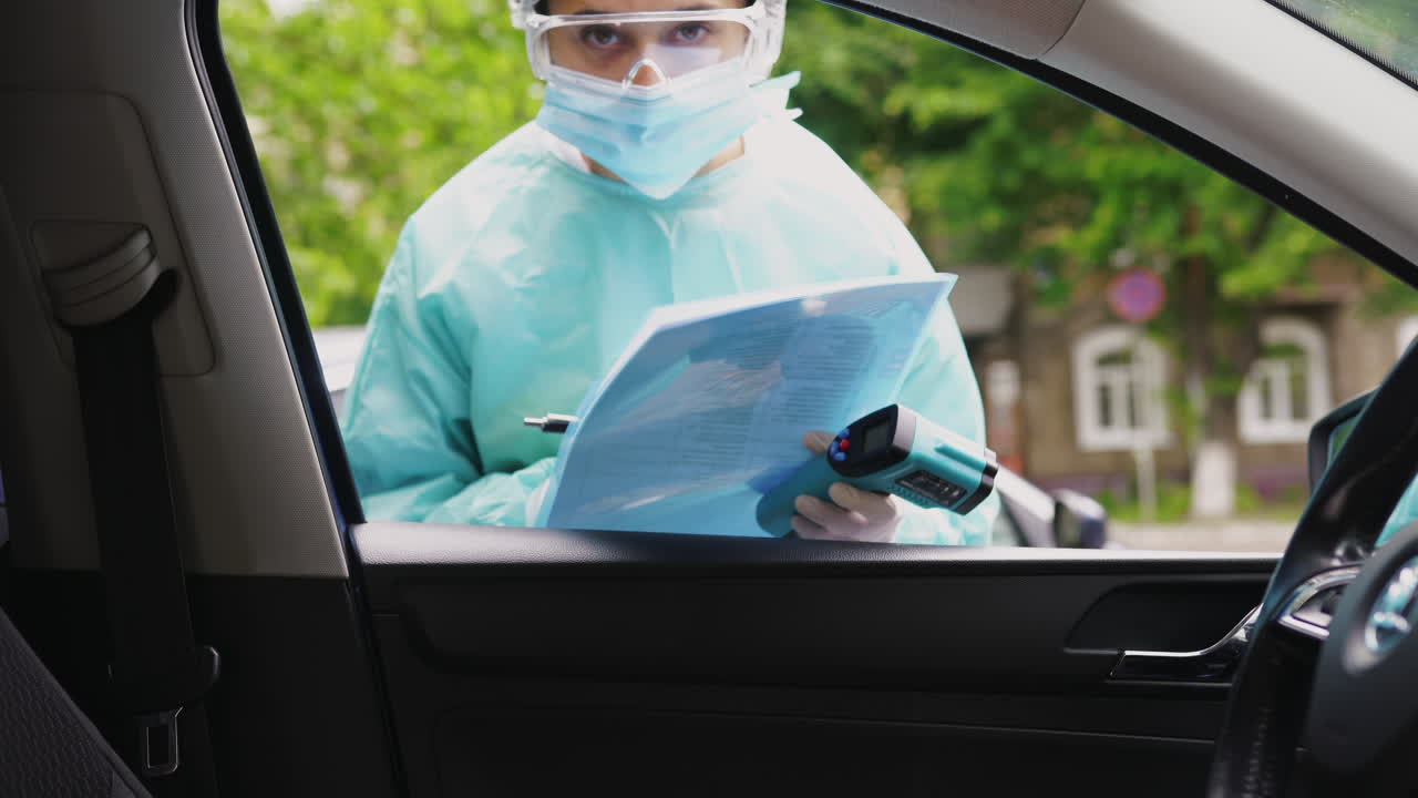 pruebas de detección de covid-19 por conducción