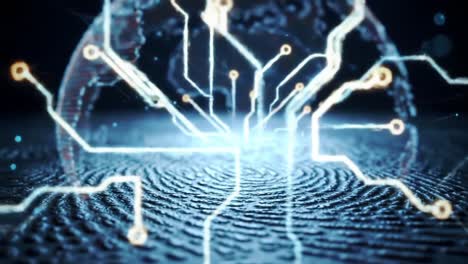 innovative fusion of technology and nature: exploring the connection between natural patterns and digital networks through artistic visualization