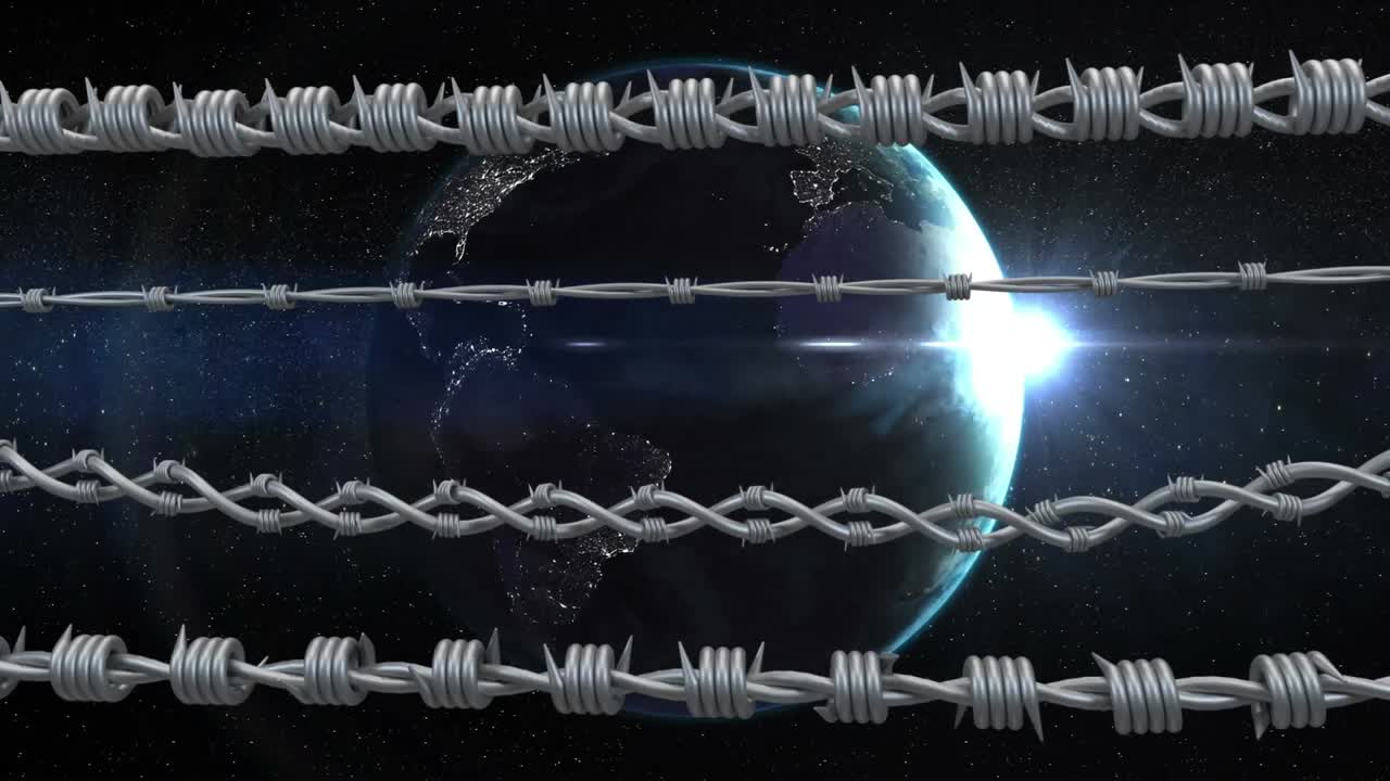 지구가 회전하는 것을 막기 위한 가시 전선