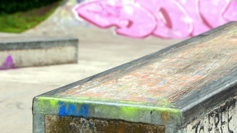 Young-skateboarder-skating-the-outdoor-skatepark