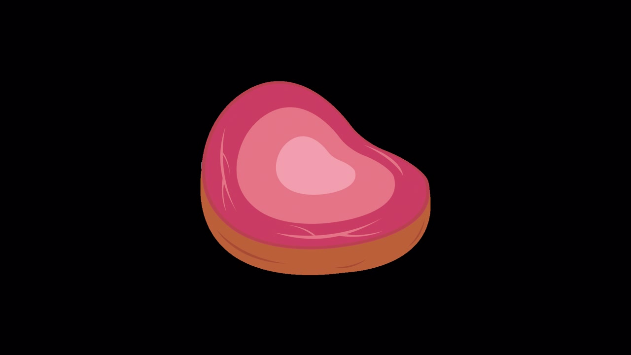 Dolce forma di cuore animata con strati rosa e base marrone
