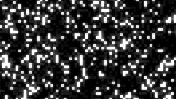 4K hexadecimal coding concept. Futuristic background with numbers and letters.