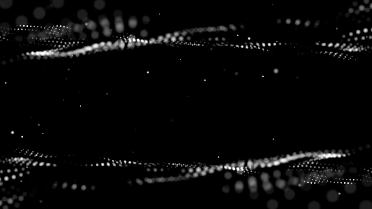 las partículas de polvo abstractas de fondo. las partículas de bokeh de fondo. bucle