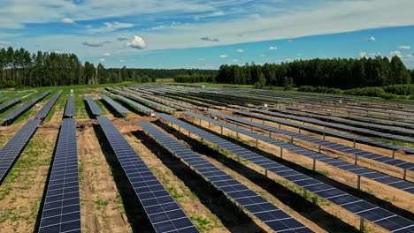 solar panels power plant