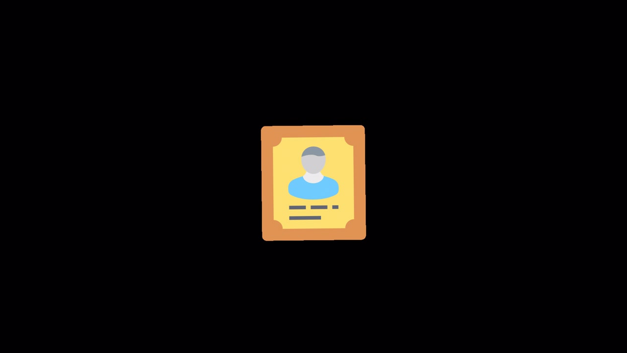 Employee of the month Icon animation