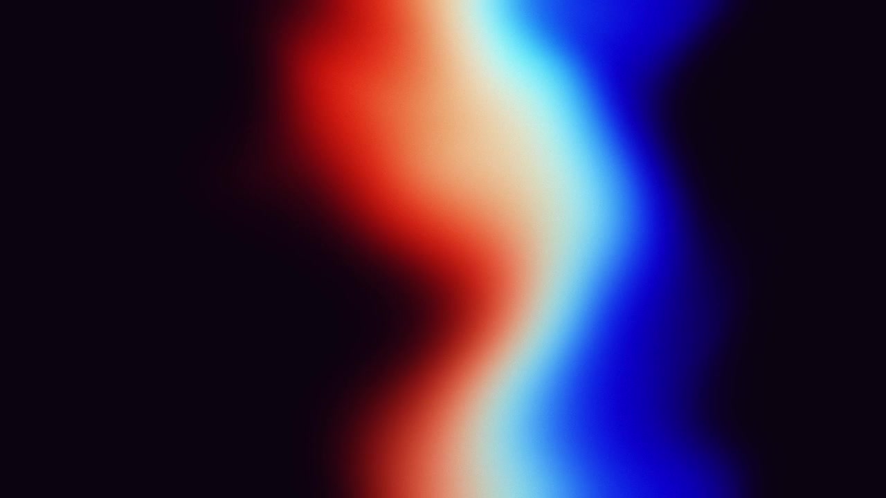 Blurred Red and Blue Light Leak Effect on Dark Background