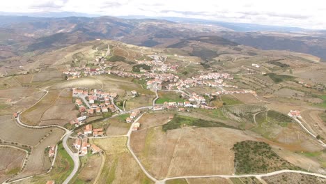 the beautiful mountains of famous douro region in portugal