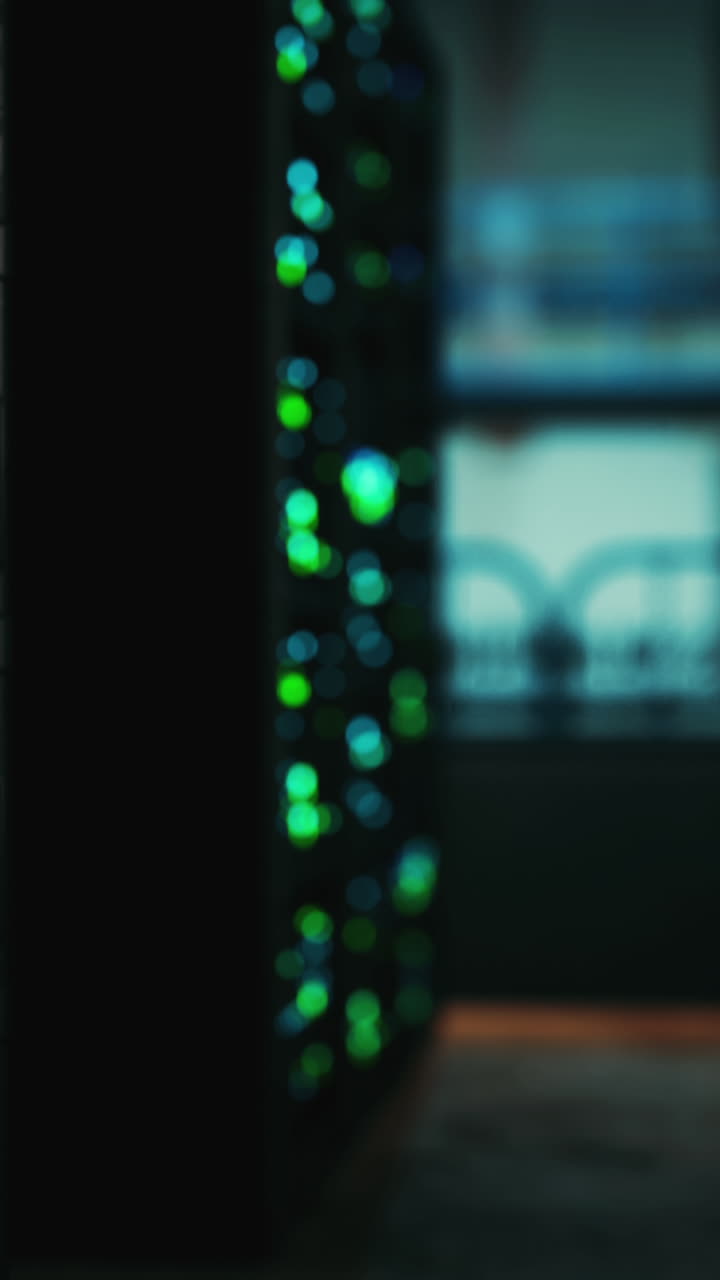 luces de la sala del servidor