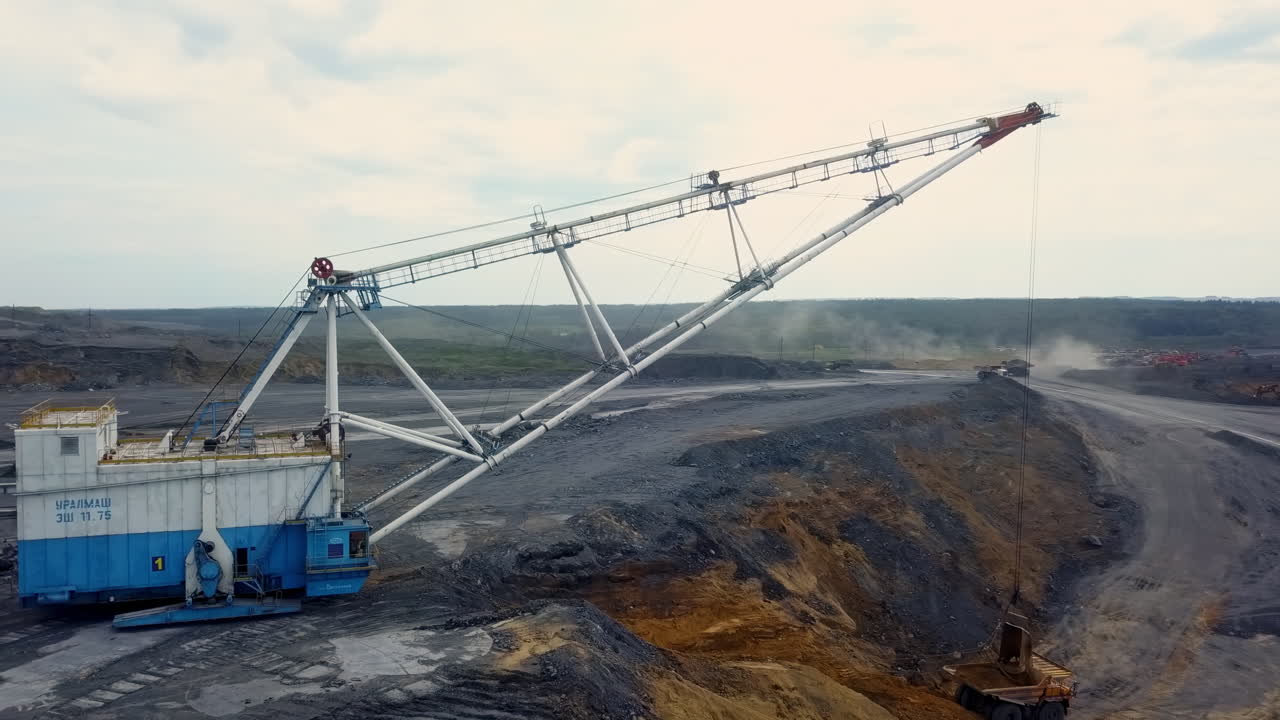 добыча угля в открытом грунте