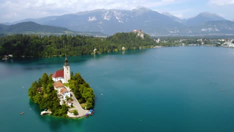 eslovenia hermosa naturaleza - lago bled.
