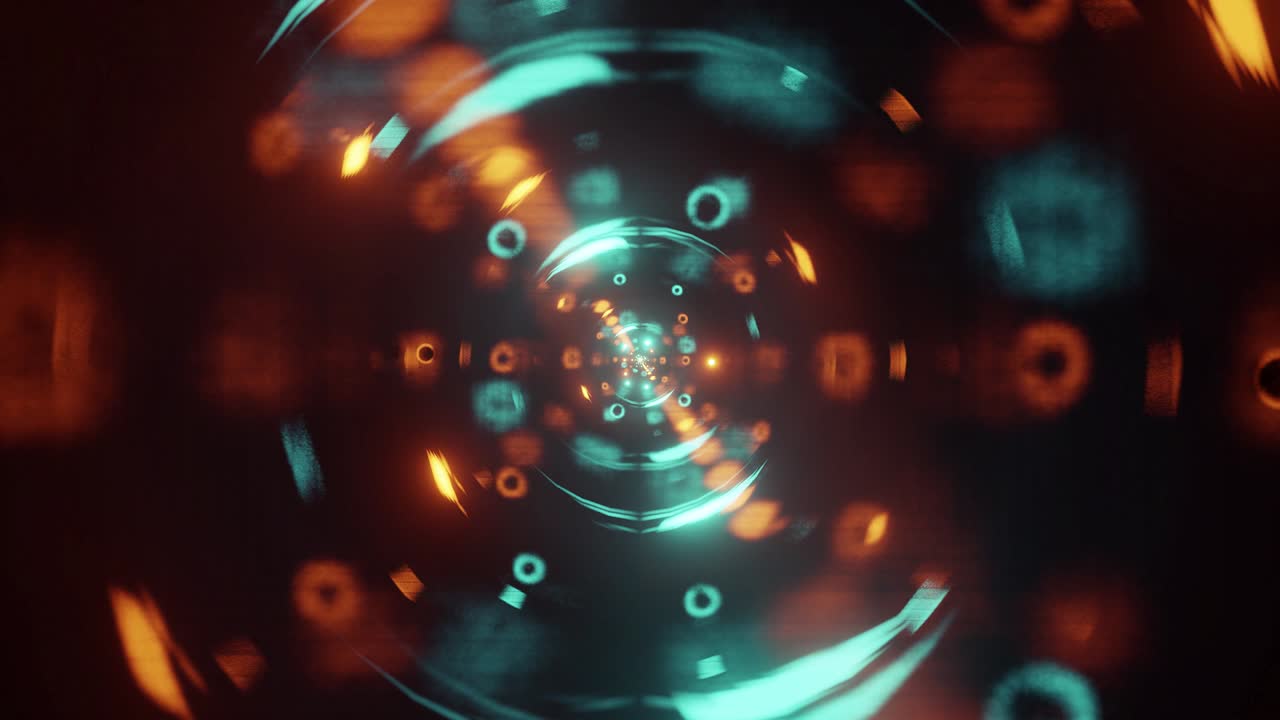 추상적인 터널 애니메이션