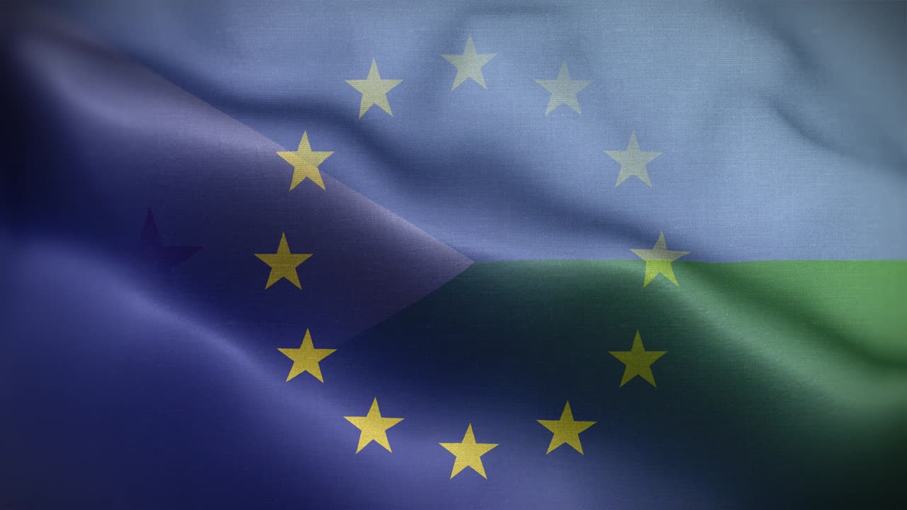 eu 지부티 발 루프 배경 4k