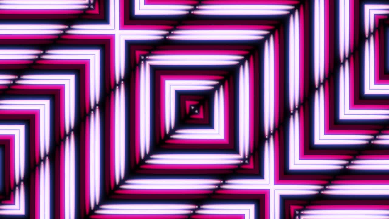 Fundos animados de tubos fluorescentes 4K.