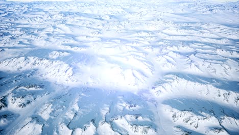 terrain recouvert de neige