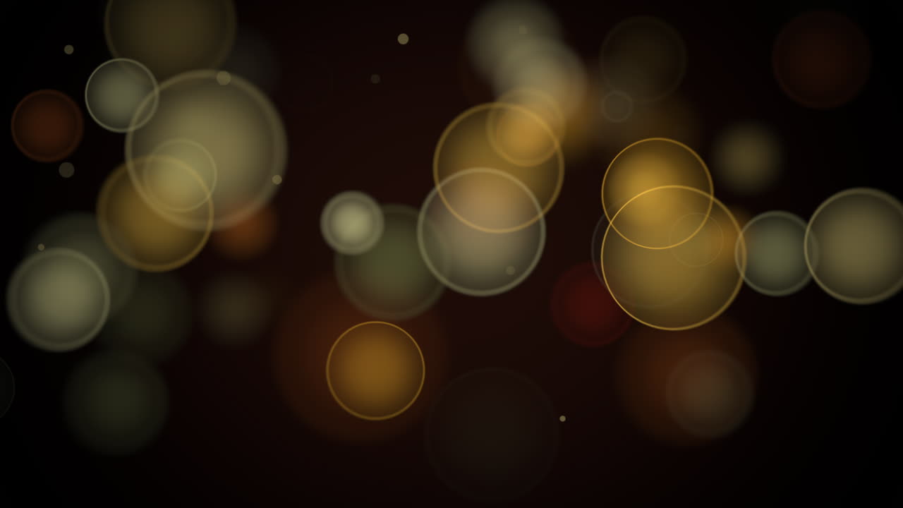 partículas abstractas voladoras y en movimiento y bokeh redondo 20