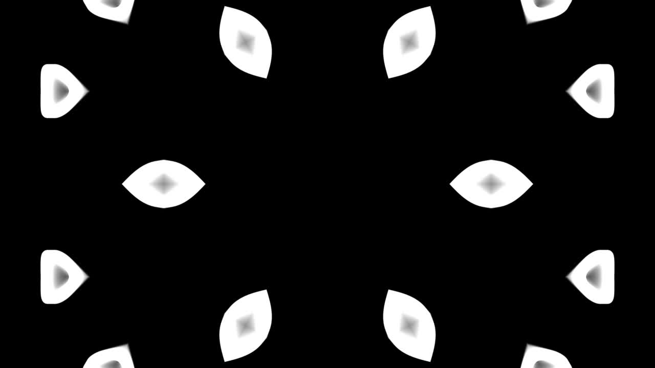 Hypnotism. Hypnosis. Kaleidoscopic looping