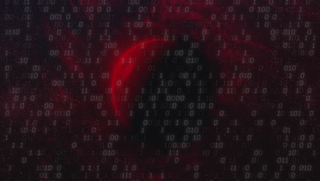 animation of data processing over globe