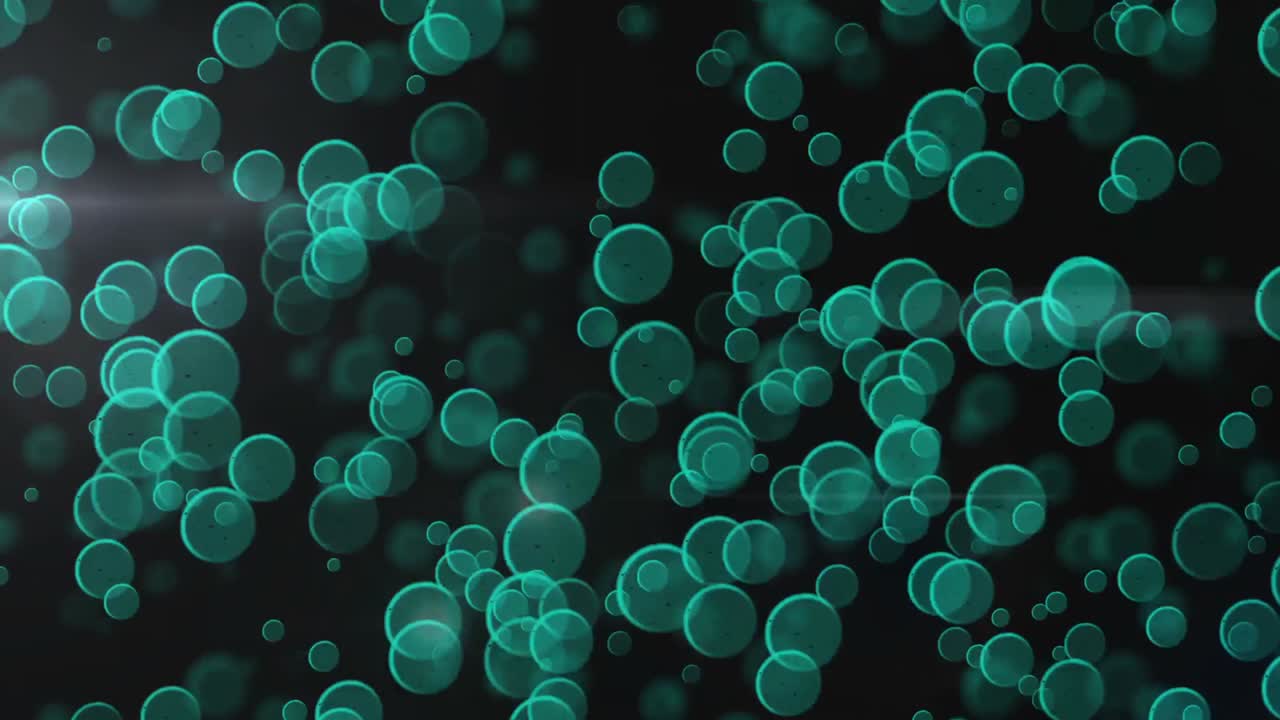 물 거품의 애니메이션