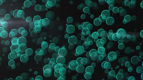 animación de burbujas de agua