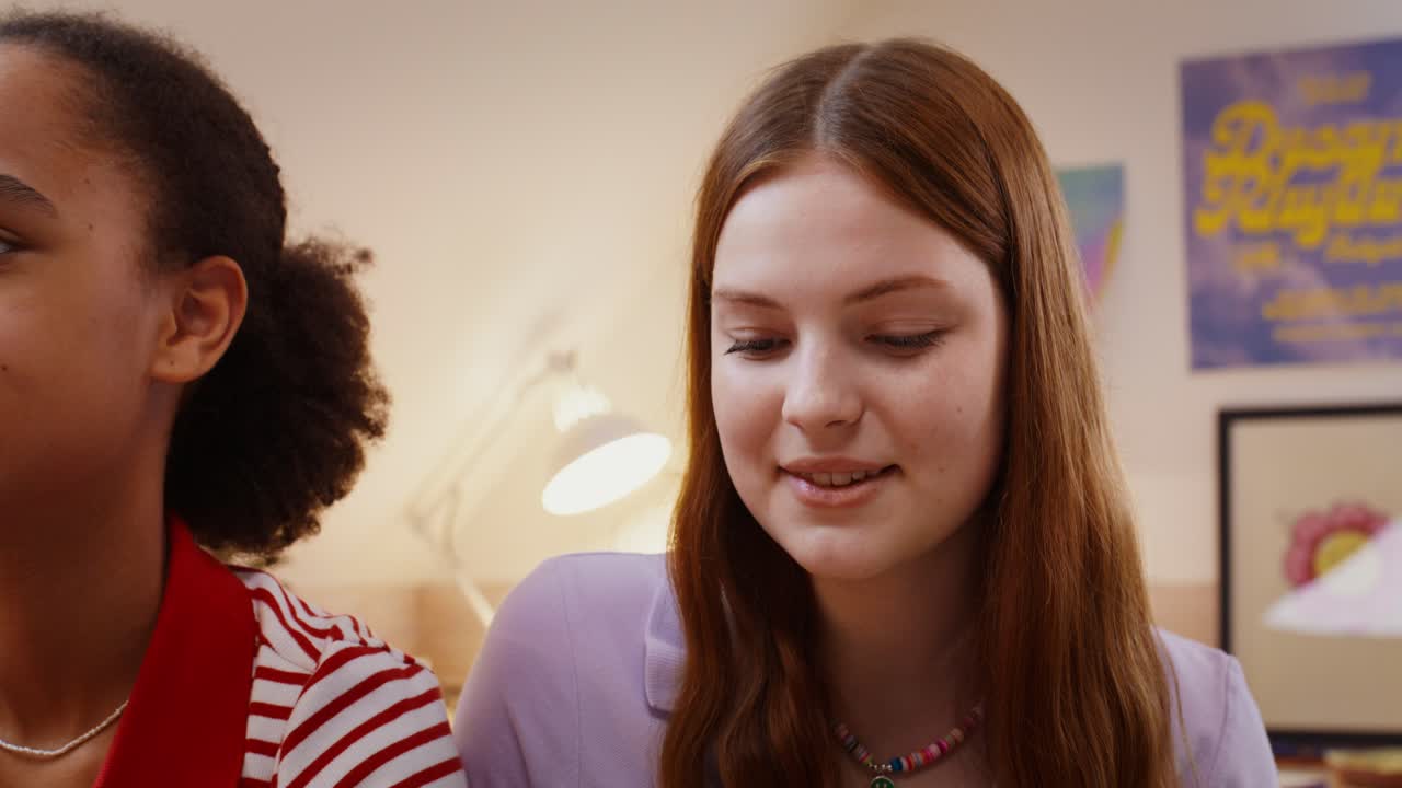 chicas adolescentes hablando