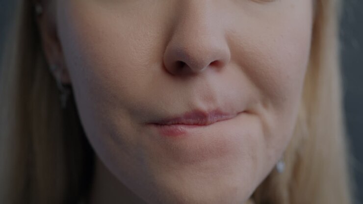 Close-up of a woman's face