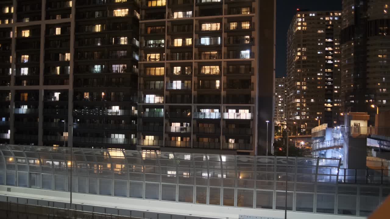 도쿄 시나가와 해변 나이트 뷰 2022