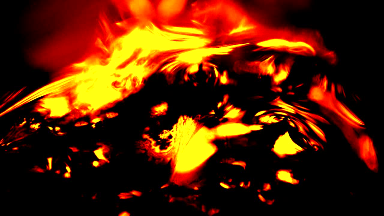 efecto de fondo, fuego naranja, 4k